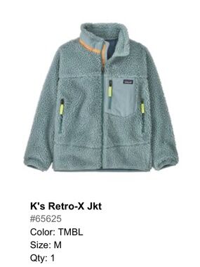 Patagonia Kids Retro-X Fleece Jacket M (10)